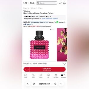 Valentino Vibrant Pink Fragrance